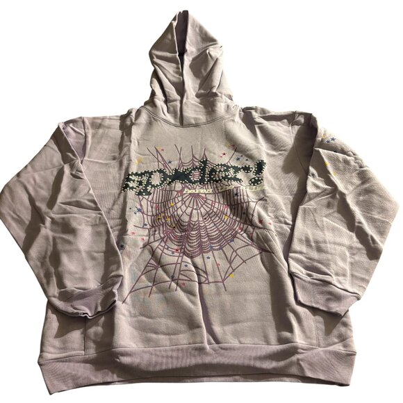 Sp5der Acai Hoodie Purple - Picture 1 of 4